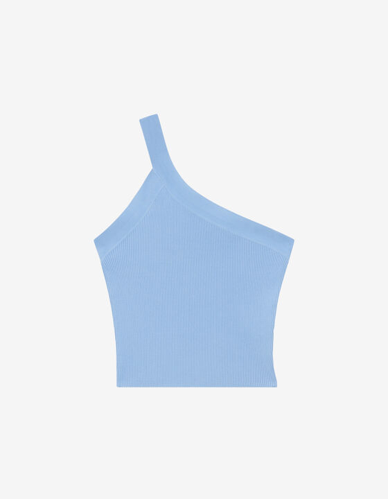 ASYMMETRICAL RIBBED TOP