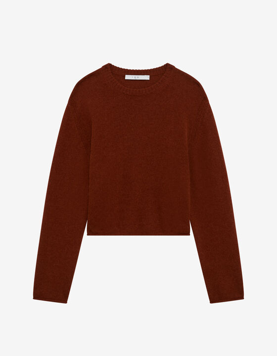 ALPACA ROUND NECK SWEATER