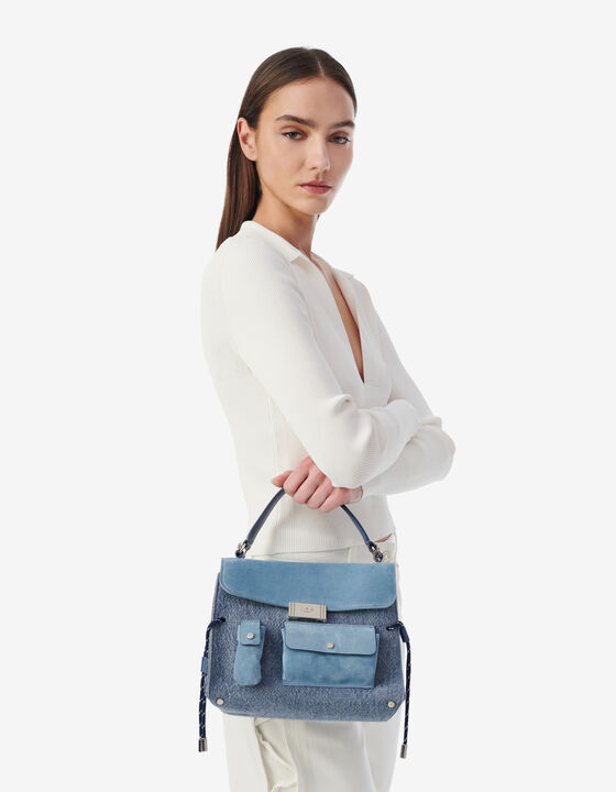 LINEN SHOULDER BAG