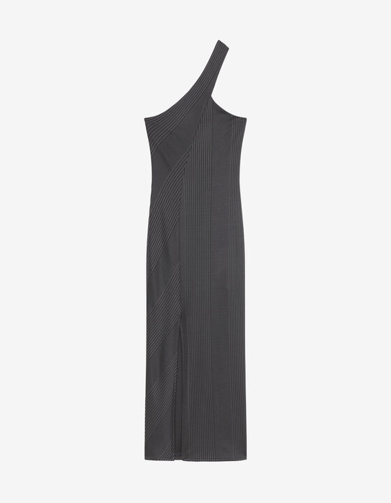 ASYMMETRICAL MIDI DRESS
