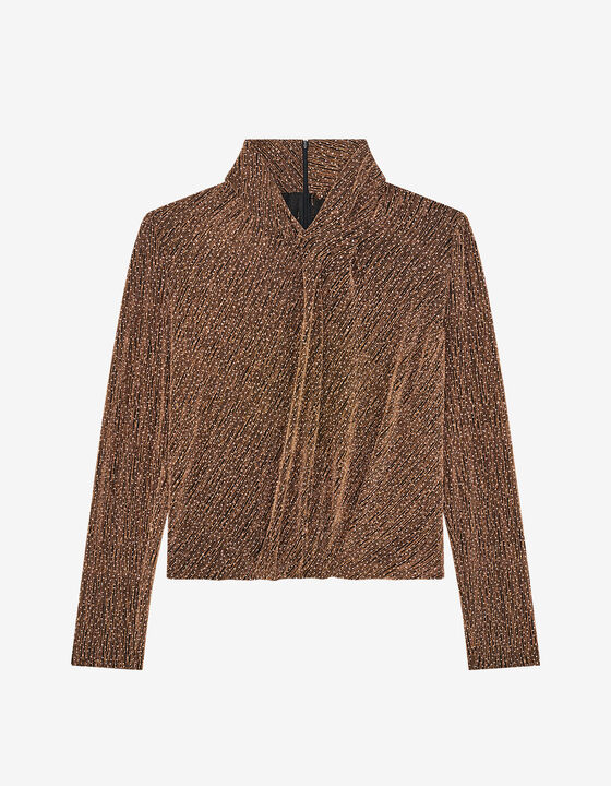 TOP DRAPÉ À STRASS