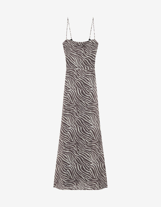 PRINT LONG DRESS