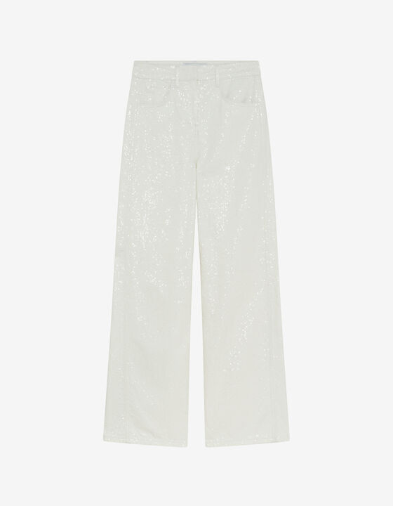 PANTALON À SEQUINS