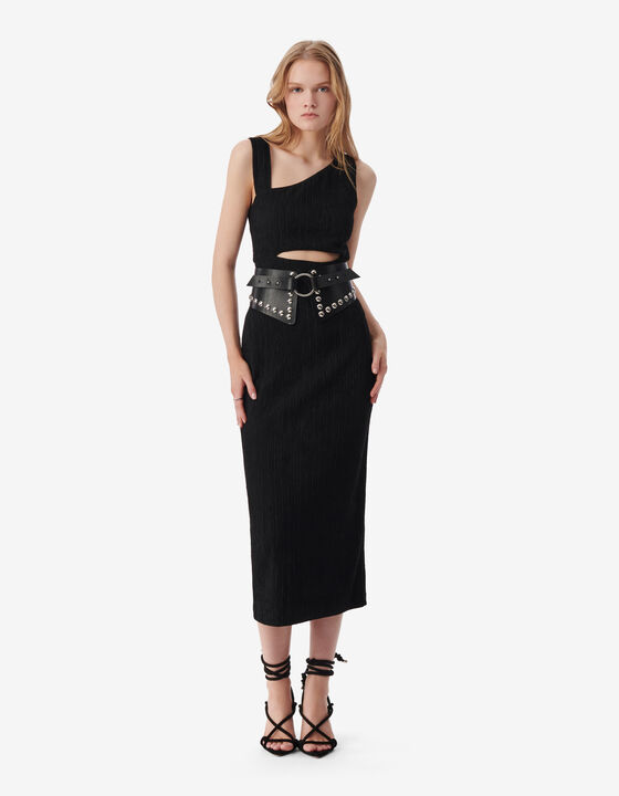 ASYMMETRICAL MIDI DRESS