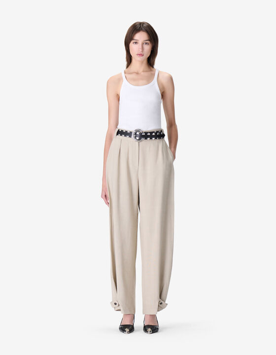 CARROT-CUT PANTS
