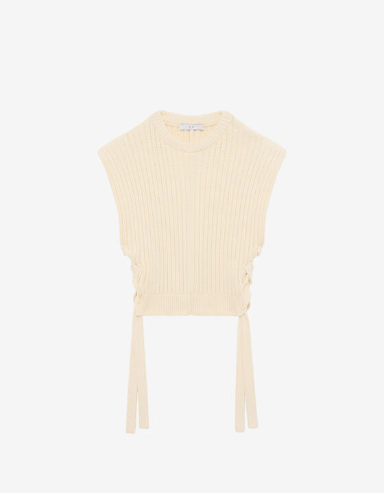 PULL À LACETS