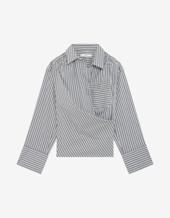 UNSTRUCTURED STRIPED SHIRT