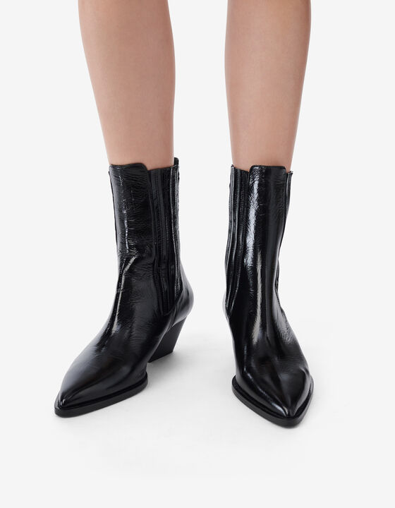 LEATHER BOOTIES