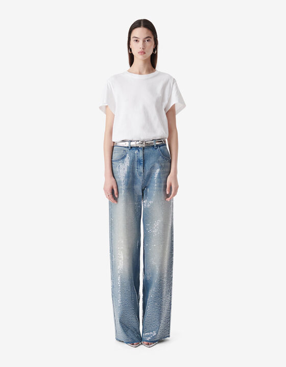PANTALON À SEQUINS