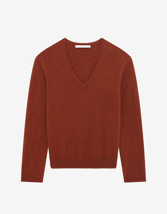 ALPACA V-NECK SWEATER