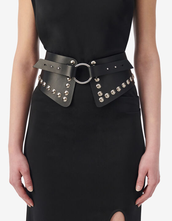 WIDE LEATHER BELT