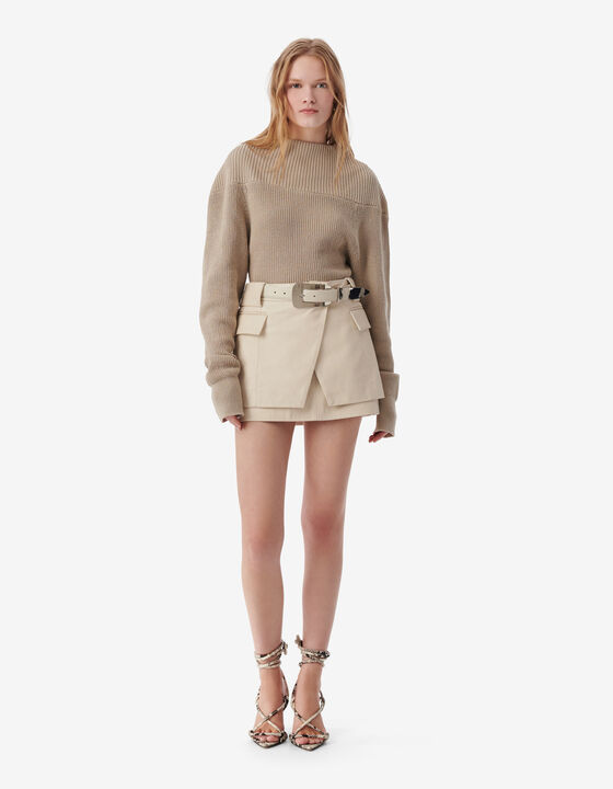 JUPE EN CUIR