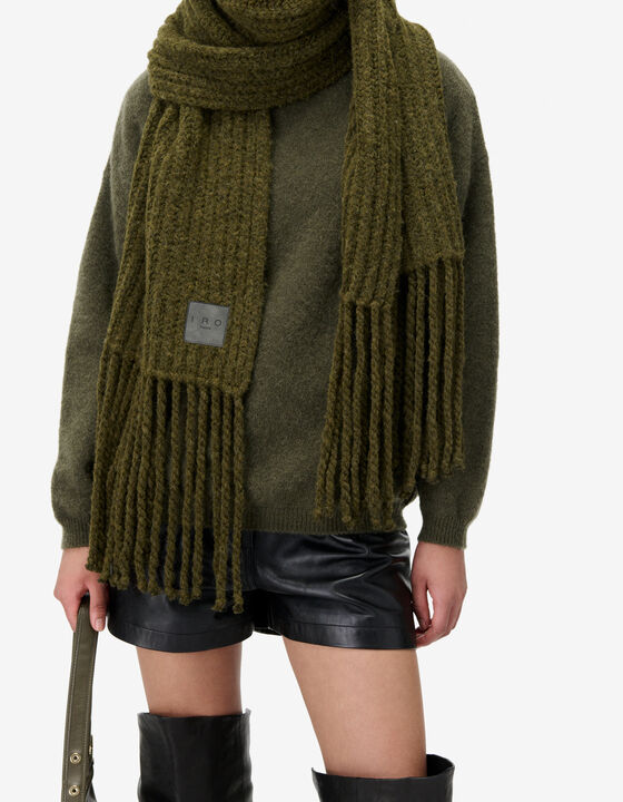 FRINGED SCARF