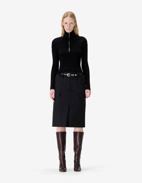 WOOL SKIRT