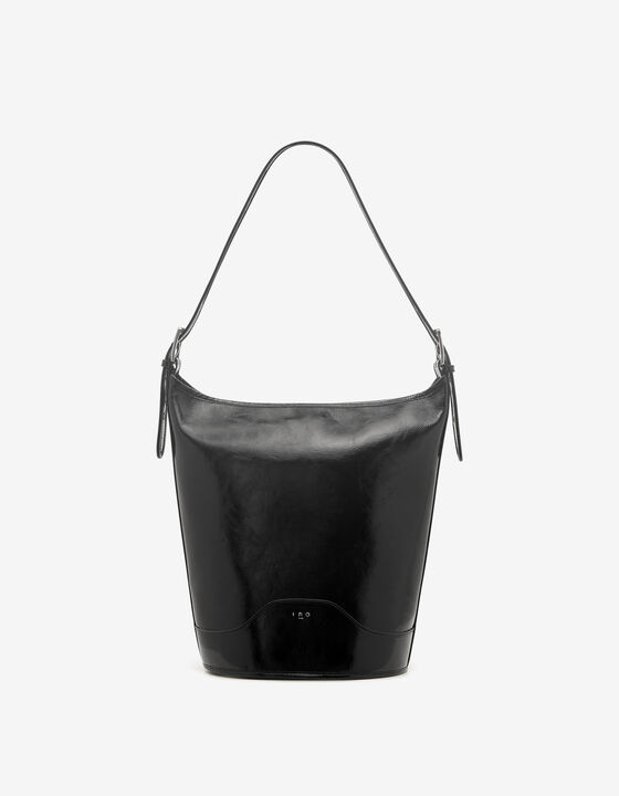 LEATHER BUCKET BAG
