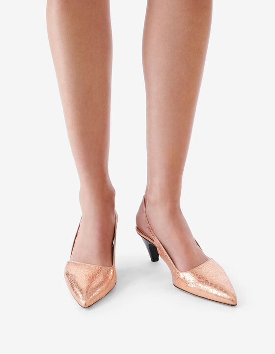 LEATHER SLINGBACKS