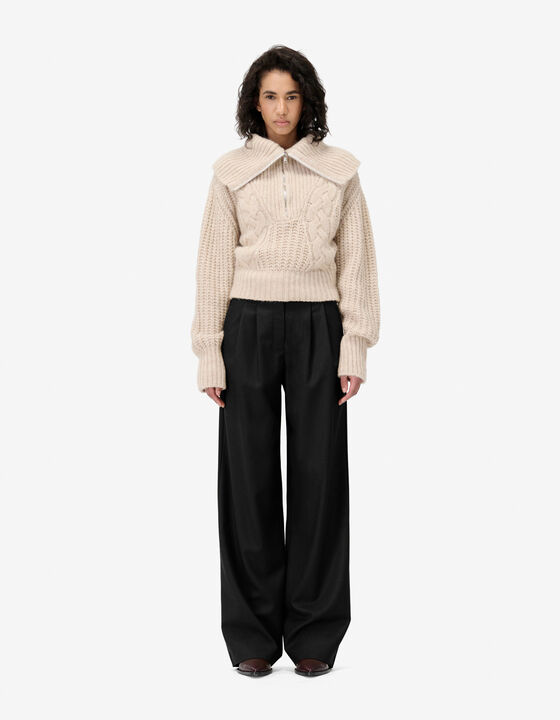 PANTALON DE COSTUME EN LAINE