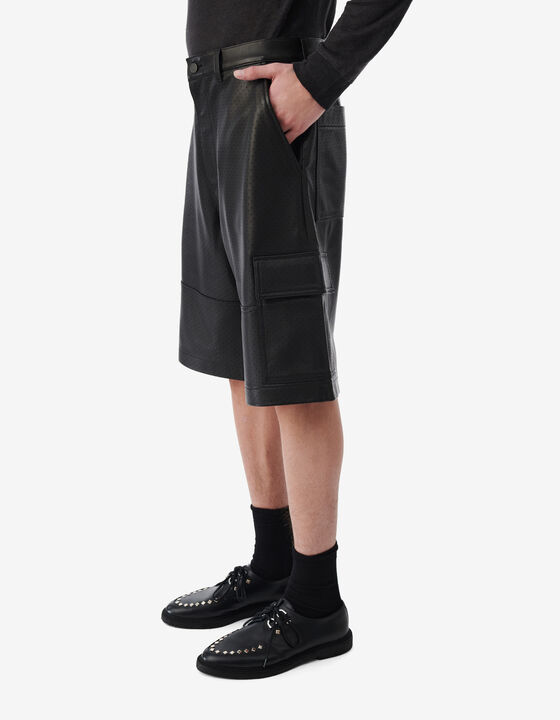SHORT EN CUIR