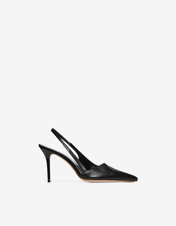 LEATHER SLINGBACKS