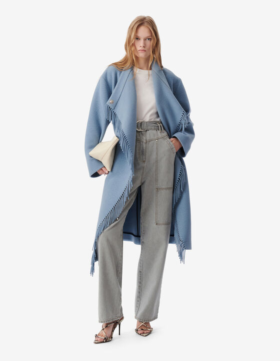FRINGED COAT