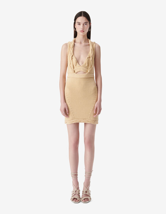 SHORT KNIT DRESS