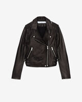 VESTE EN CUIR CINTRÉE ASHVILLE image number null