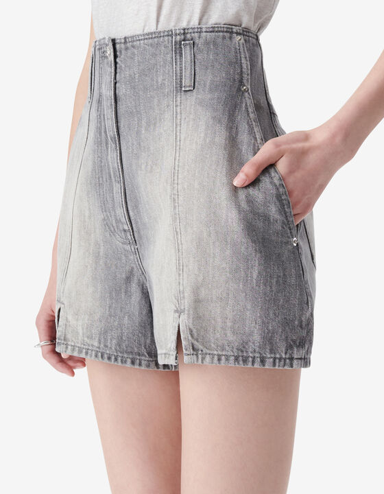 DENIM SHORTS