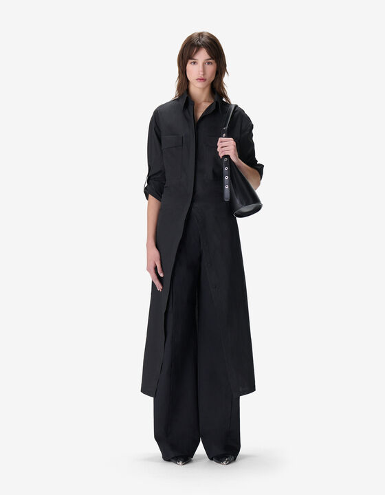 ROBE LONGUE EN POPELINE