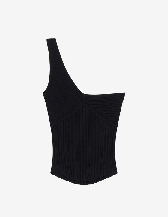 ASYMMETRICAL KNIT TOP