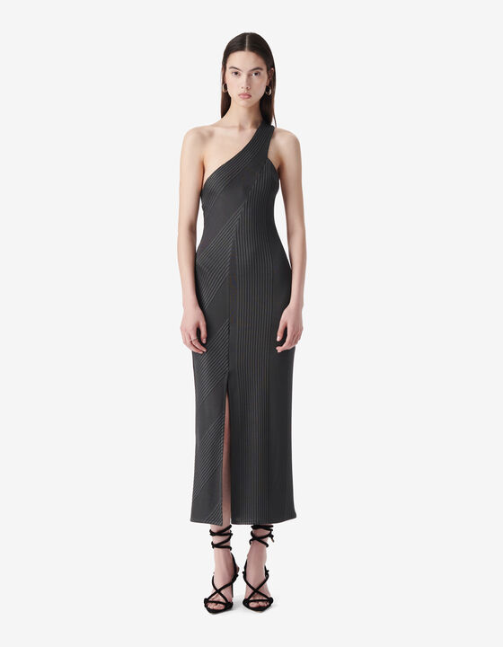 ASYMMETRICAL MIDI DRESS