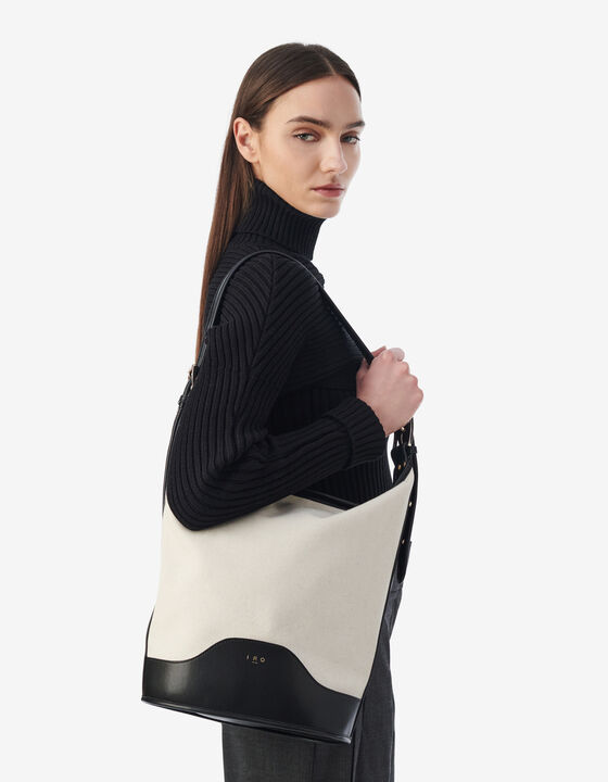 CANVAS BUCKET BAG