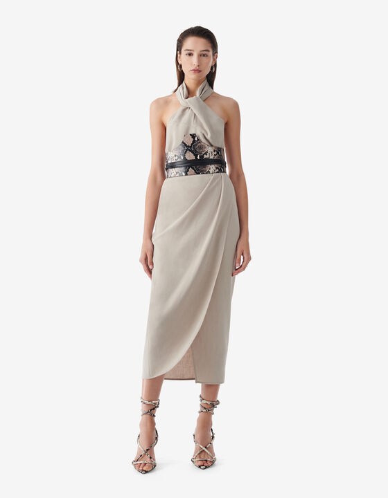 LONG WRAP SKIRT
