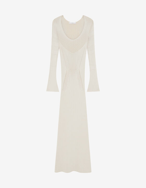 ROBE LONGUE CÔTELÉE