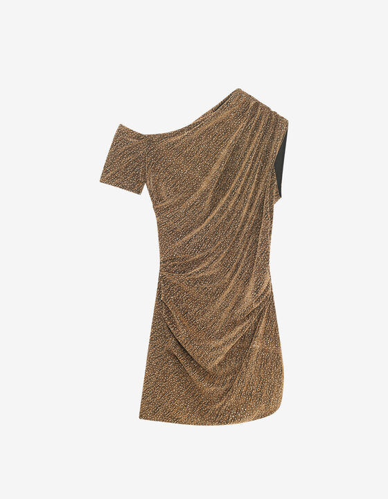 ROBE COURTE ASYMÉTRIQUE