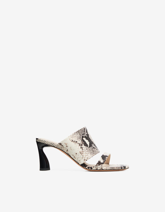 PYTHON HEEL MULES