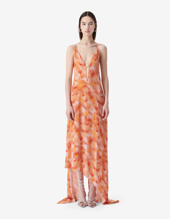 LONG PRINT DRESS