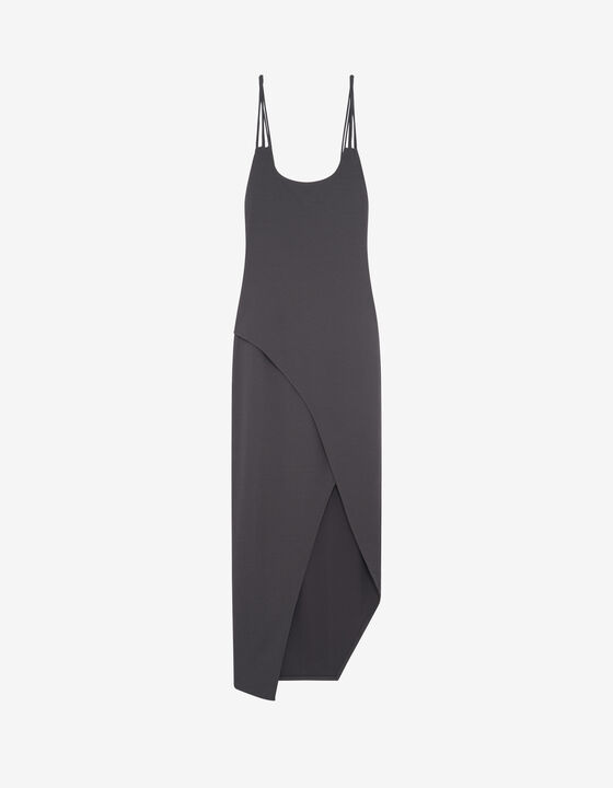 LONG STRAPLESS DRESS