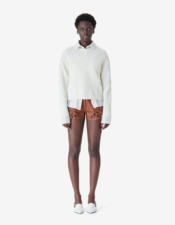 ALPACA ROUND NECK SWEATER