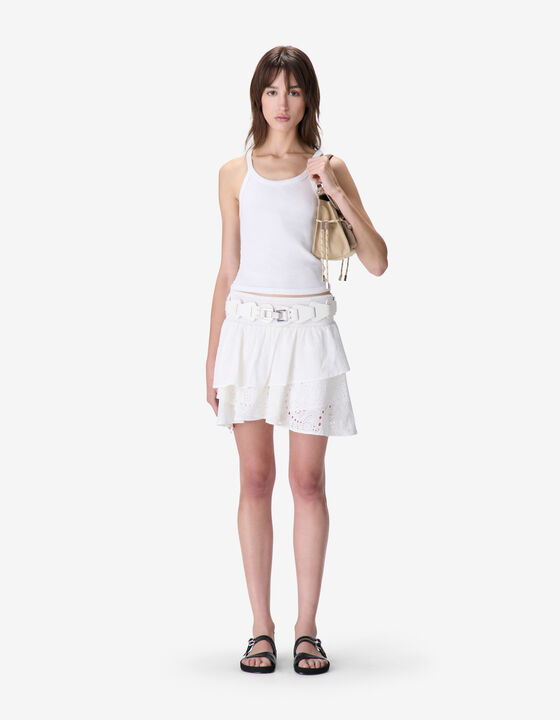 EMBROIDERED SKORT