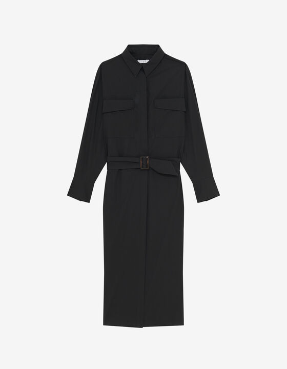 ROBE LONGUE EN POPELINE