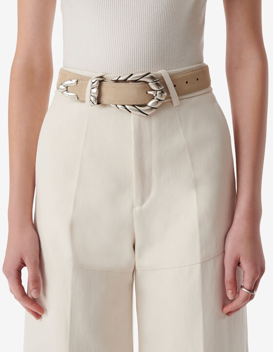CEINTURE EN CUIR SUEDE