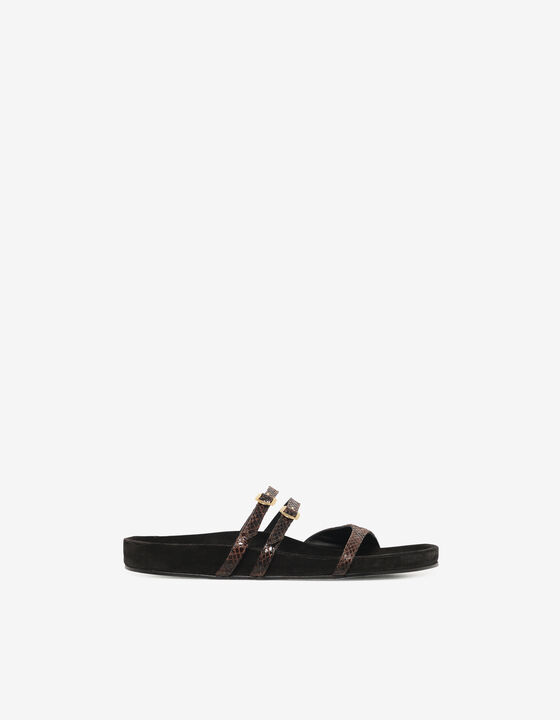 SANDALES PLATES PYTHON