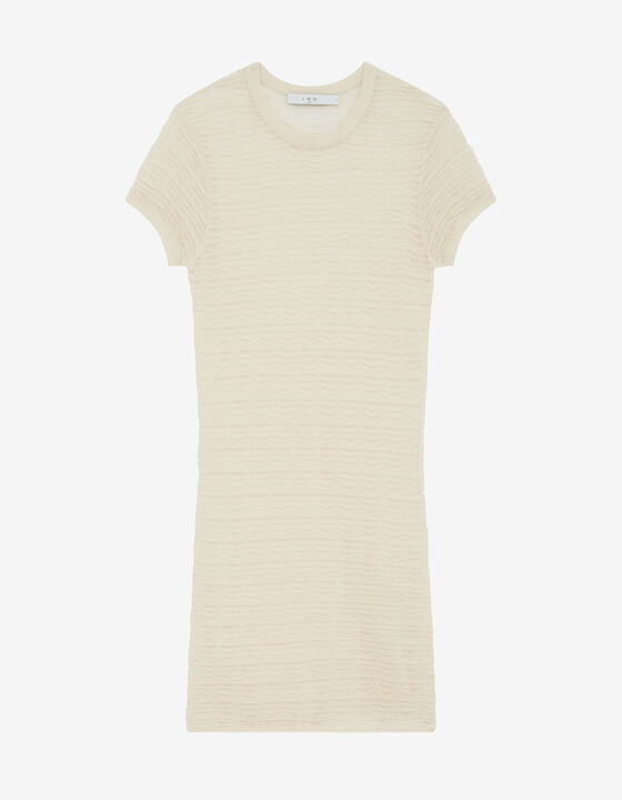 SHORT TEXTURED DRESS