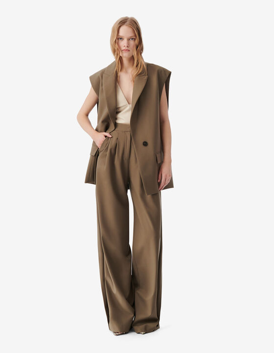 SLEEVELESS BLAZER