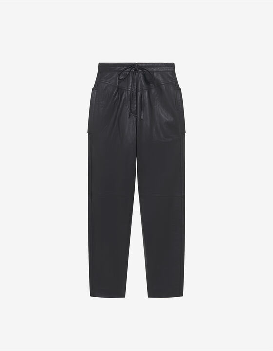 PANTALON JOGGING EN CUIR