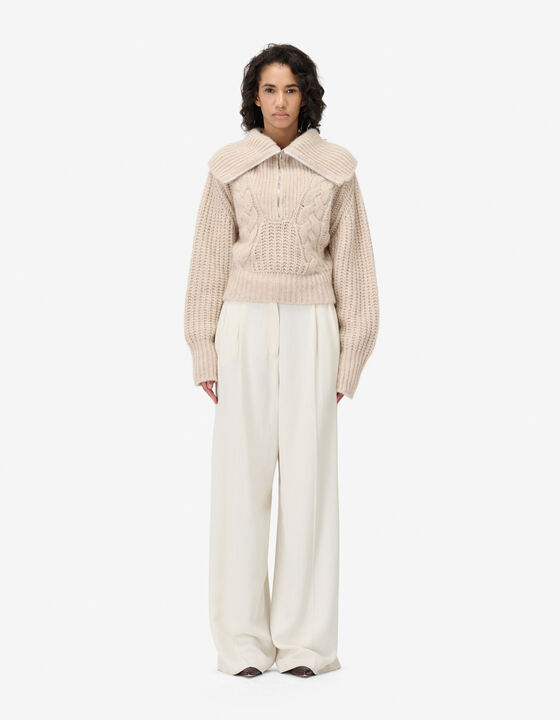 HIGH-WAISTED TROUSERS
