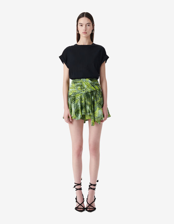 SHORT PRINT SKIRT