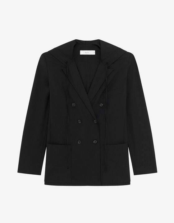 STRAIGHT HOODED JACKET