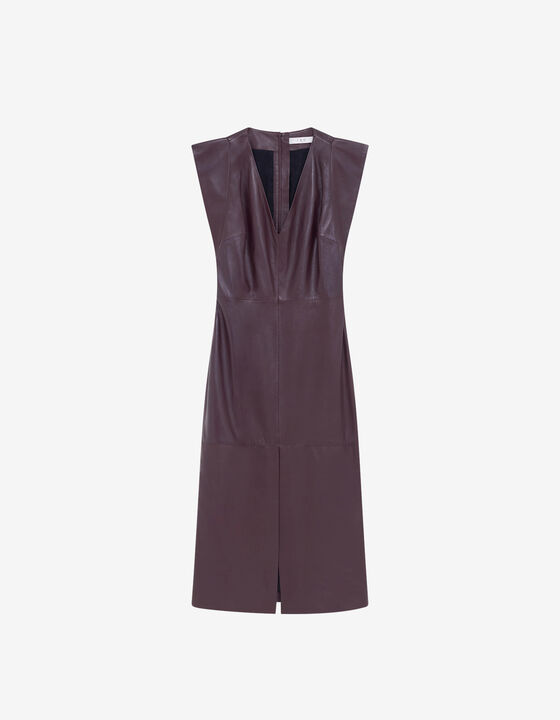 MIDI LAMBSKIN DRESS