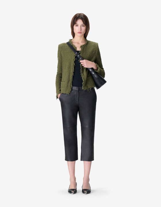 VESTE CLASSIQUE À FRANGES